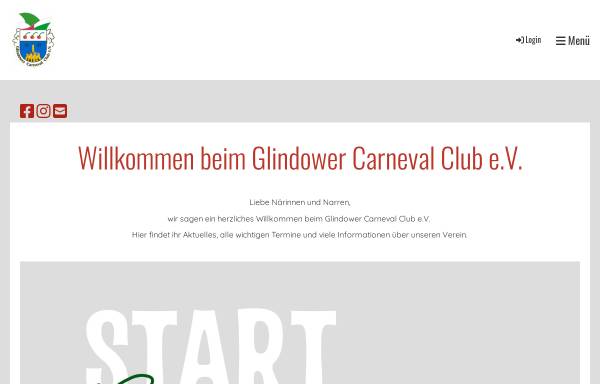 Vorschau von www.gcc-helau.de, Karnevalsverein in Glindow