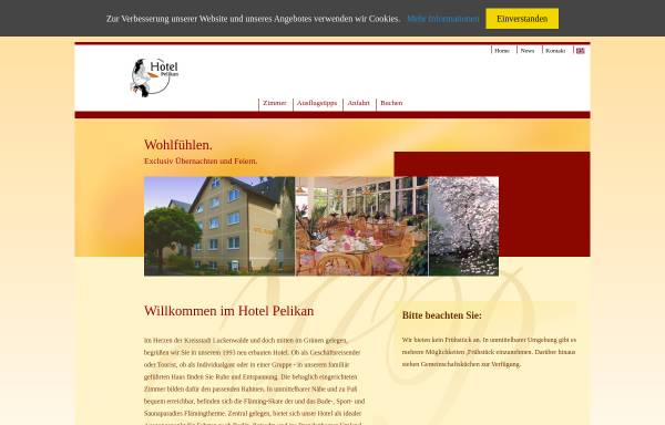 Vorschau von www.hotelpelikan.de, Hotel Pelikan