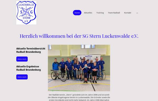 Vorschau von www.sg-stern-luckenwalde.de, SG Stern Luckenwalde