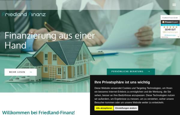 Vorschau von www.friedland-finanz.de, Friedland Finanz