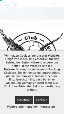 Vorschau der mobilen Webseite www.fliegerclub-strausberg.de, Flieger-Club Strausberg e.V.