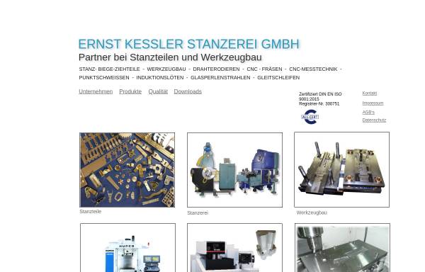 Vorschau von www.stanzerei-kessler-gmbh.de, Ernst Kessler Stanzerei GmbH