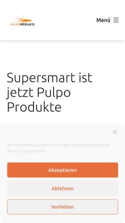 Vorschau der mobilen Webseite www.supersmart.de, Supersmart Webservices