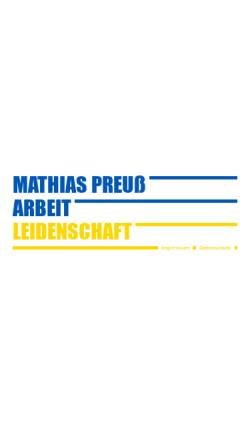 Vorschau der mobilen Webseite www.preuss-media.de, Preuss-Media - Mathias Preuß