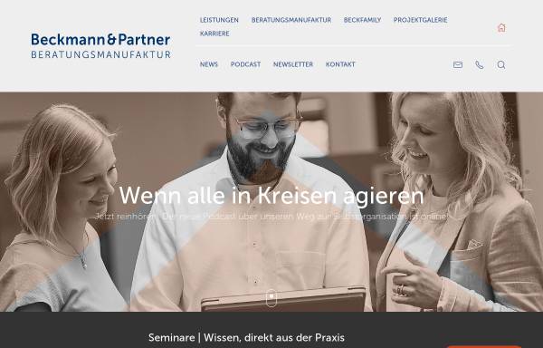 Vorschau von www.beckmann-partner.de, Beckmann und Partner CONSULT GmbH