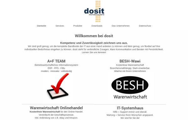 Vorschau von www.dosit.de, dosit GmbH & Co. KG