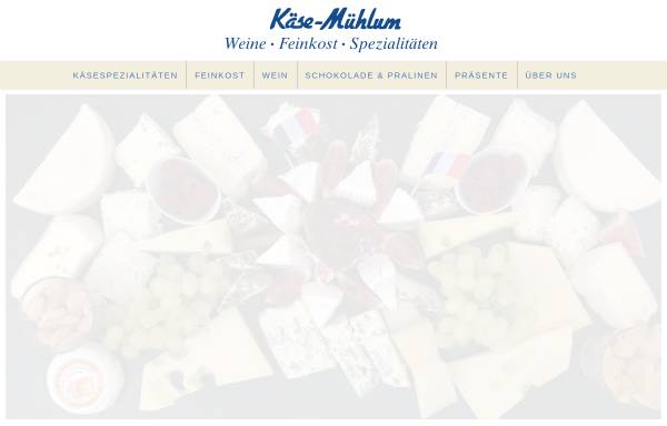Vorschau von www.kaese-muehlum.de, Käse-Mühlum