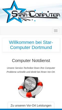 Vorschau der mobilen Webseite www.star-computer.de, Star-Computer Basri Keskin