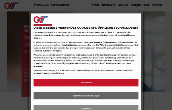 Vorschau von www.git.de, Gesellschaft für innovative DV-Technik mbH