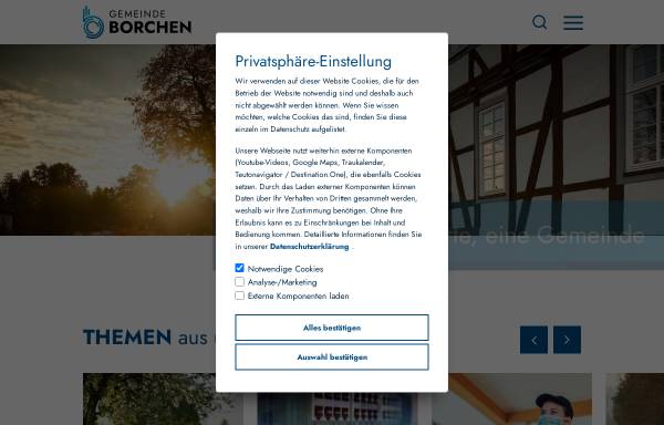 Vorschau von www.borchen.de, Borchen