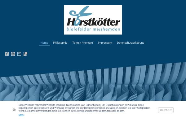 Vorschau von www.masshemden-horstkoetter.de, Horstkötter GmbH