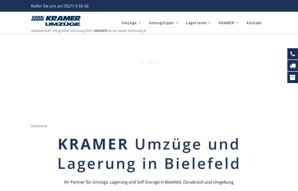 Vorschau von kramer-umzuege.de, Hans-Georg Kramer Umzug