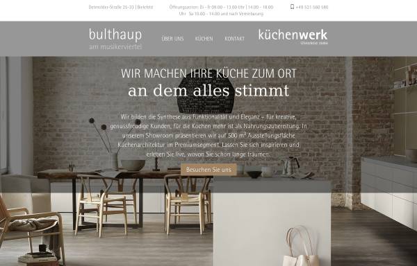 Vorschau von bulthaup-bielefeld.de, Bulthaup & Meya GmbH