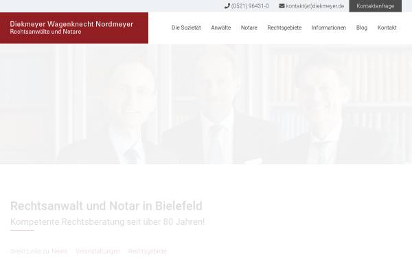 Diekmeyer, Wagenknecht & Nordmeyer GbR, Rechtsanwälte und Notare