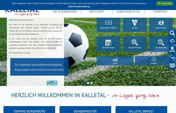 Vorschau von www.kalletal.de, Gemeinde Kalletal