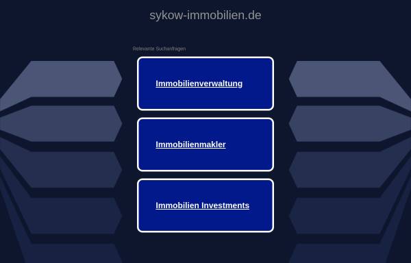Vorschau von www.sykow-immobilien.de, Michael Sykow - Sykow-Immobilien