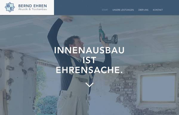 Vorschau von www.trockenbau-ehren.de, Bernd Ehren Akustik- und Trockenbau