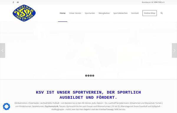 Vorschau von www.ksv-online.de, Kevelaerer Sportverein e.V.