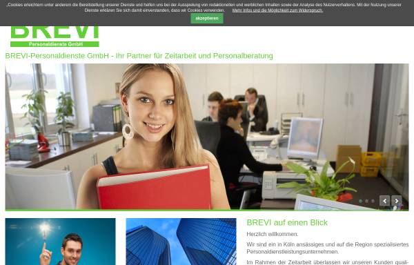 Vorschau von www.brevi-personaldienste.de, BREVI-Personaldienste GmbH