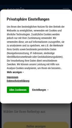 Vorschau der mobilen Webseite www.reifen-redo.de, Reifen Redo