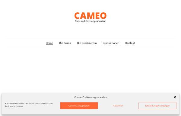 Vorschau von www.cameo-film.de, CAMEO Film- und Fernsehproduktion e.K.