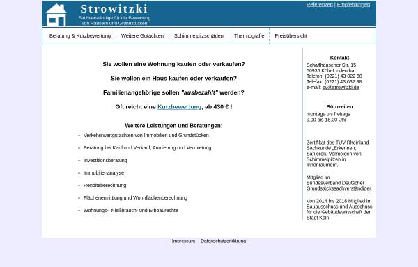 Vorschau von www.strowitzki.de, Wolfgang Strowitzki