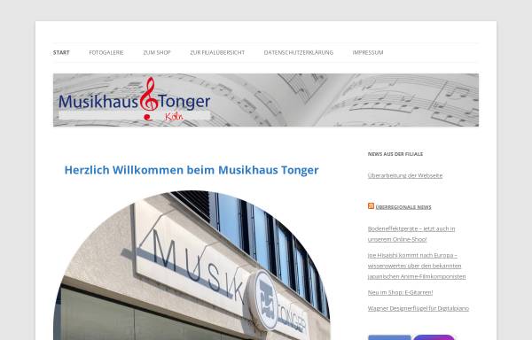 Vorschau von musik-tonger.de, Musikhaus Tonger