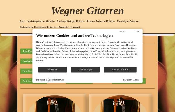 Vorschau von www.viertmann-gitarren.de, Viertmann - Fachhandlung für Gitarren