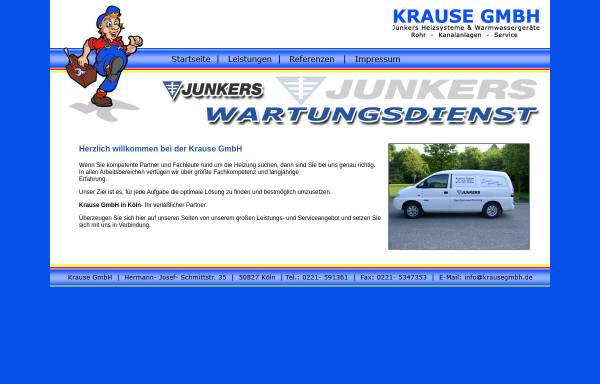 Vorschau von www.krausegmbh.de, Krause GmbH, Wartungsdienst