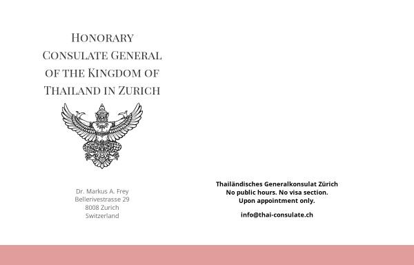 Thailändisches Generalkonsulat in Zürich