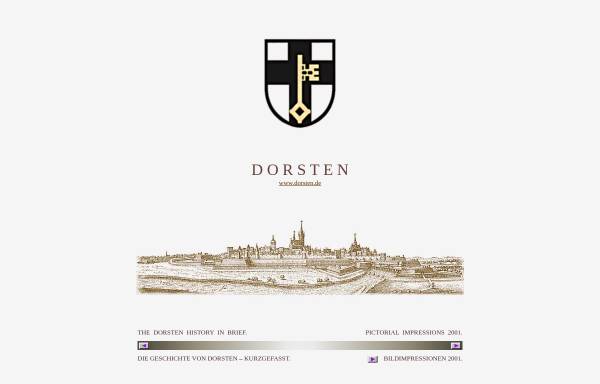 Vorschau von www.badenhausen.net, Die Geschichte von Dorsten