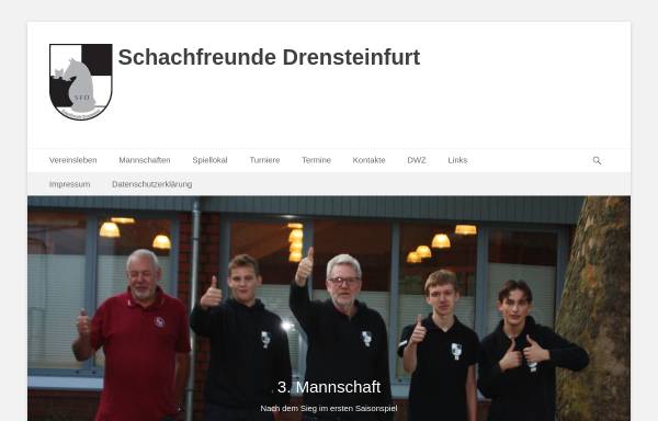 Vorschau von www.schachfreunde-drensteinfurt.de, Schachfreunde Drensteinfurt e. V.