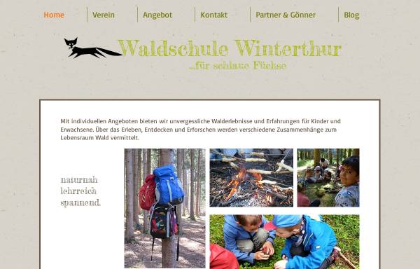 Vorschau von www.waldschule-winterthur.ch, Waldschule Winterthur