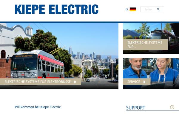 Vorschau von www.kiepe.knorr-bremse.com, Vossloh Kiepe GmbH