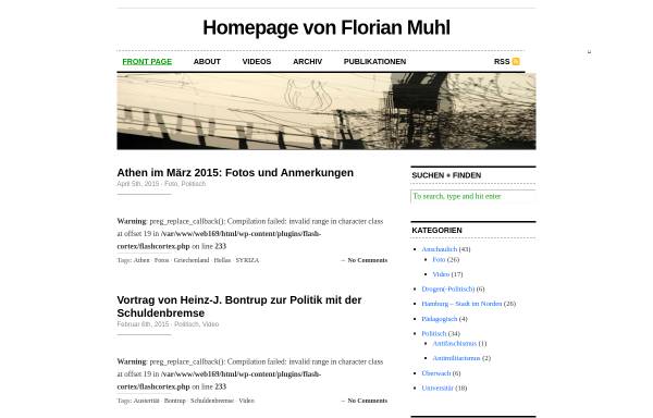 Vorschau von www.floating-flo.de, Muhl, Florian