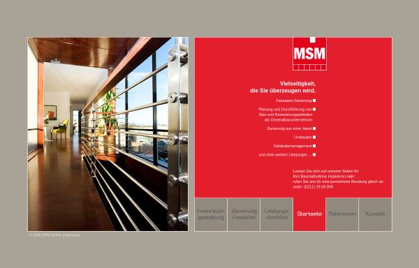 Vorschau von www.msm-generalbau.de, Montage Service Minutillo GmbH