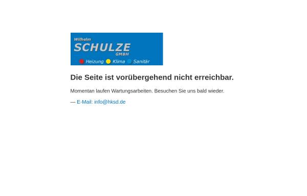 Vorschau von www.heizung-klima-sanitaer-duesseldorf.de, Wilhelm Schulze GmbH