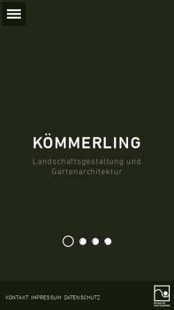 Vorschau der mobilen Webseite www.koemmerling-garten.de, Kömmerling-Garten