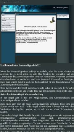Vorschau der mobilen Webseite www.automatikgetriebe-duesseldorf.de, HT-Automatikgetriebe, Inhaber Haroot Teshnehkam