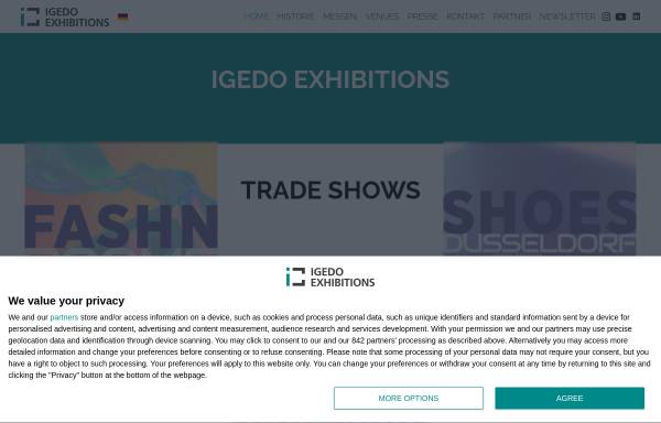 Vorschau von igedo.com, Igedo Company GmbH & Co. KG