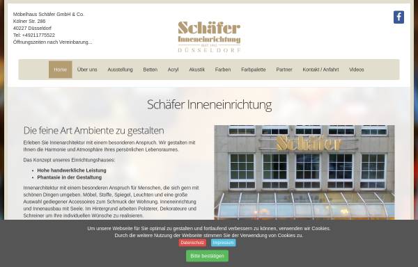 Vorschau von www.schaefer-inneneinrichtung.de, Schäfer Inneneinrichtung