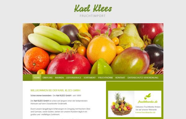 Vorschau von www.klees-fruit.de, Karl Klees GmbH