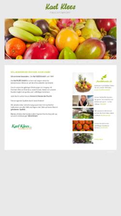 Vorschau der mobilen Webseite www.klees-fruit.de, Karl Klees GmbH