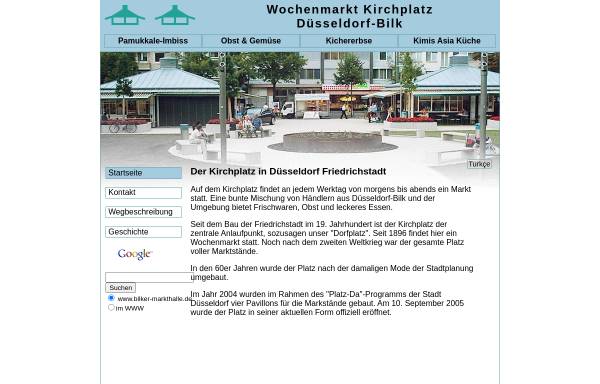 Wochenmarkt Kirchplatz Düsseldorf-Bilk
