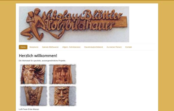 Vorschau von www.blaettler-holzbildhauer.ch, Blättler, Nikolaus