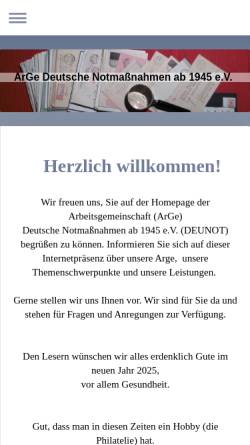 Arbeitsgemeinschaft Deutsche Notmaßnahmen ab 1945 e.V.