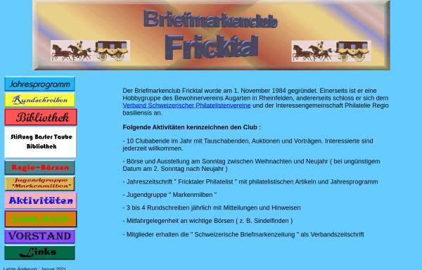 Vorschau von www.briefmarkenclub-fricktal.ch, Briefmarkenclub Fricktal