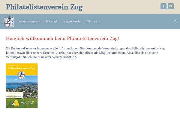Vorschau von www.philatelistenverein-zug.ch, Philatelistenverein Zug