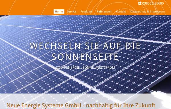 Vorschau von www.system-energie.de, Neue Energie Systeme GmbH