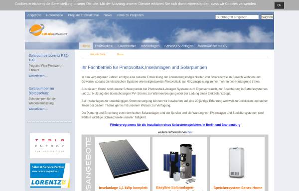 Vorschau von www.solkonzept.de, SolarKonzept GmbH
